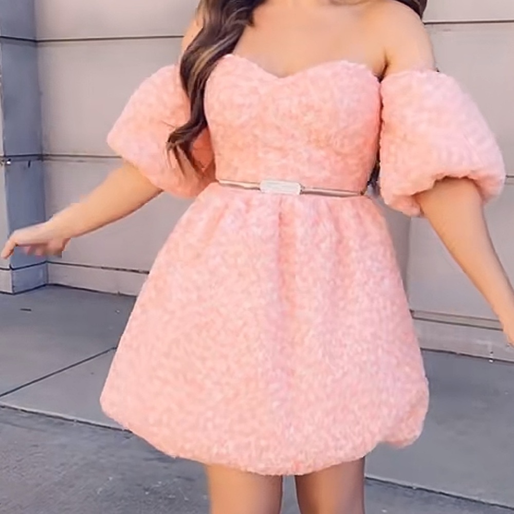 NWT Revolve Hey Girl MINI Dress in Pink NBD XS